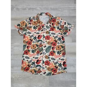 Baltimore Orioles Hawaiian Shirt SGA 2025 Birdland Men's Size Medium M Excellent